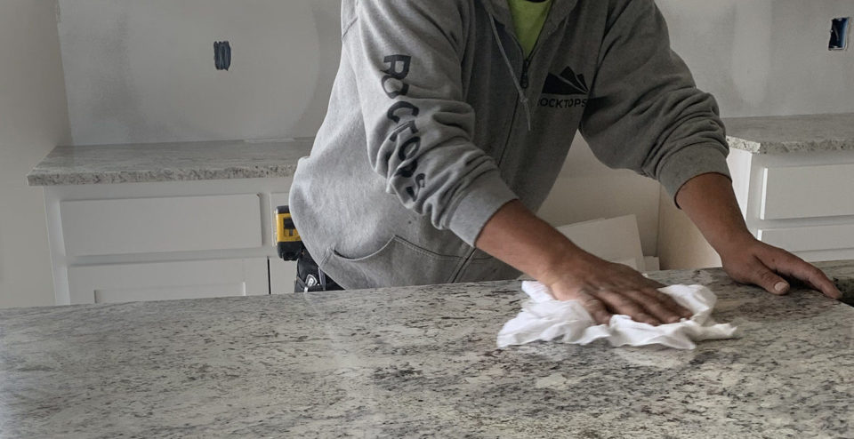 Cleaning your countertops