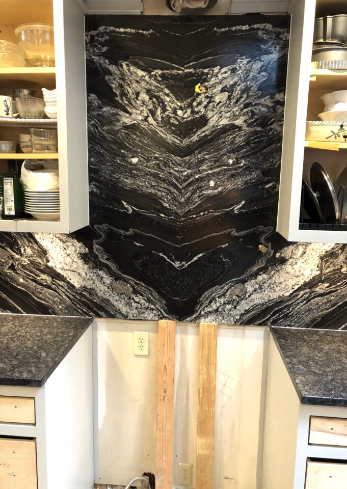 Rocktops Black Forest Brushed kitchen countertops