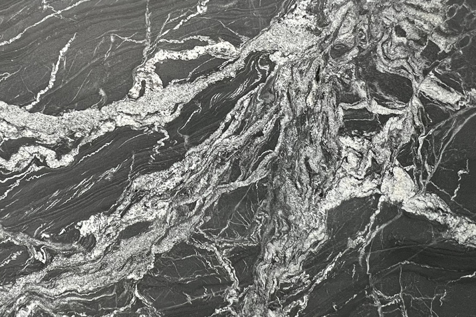 black polished granite texture